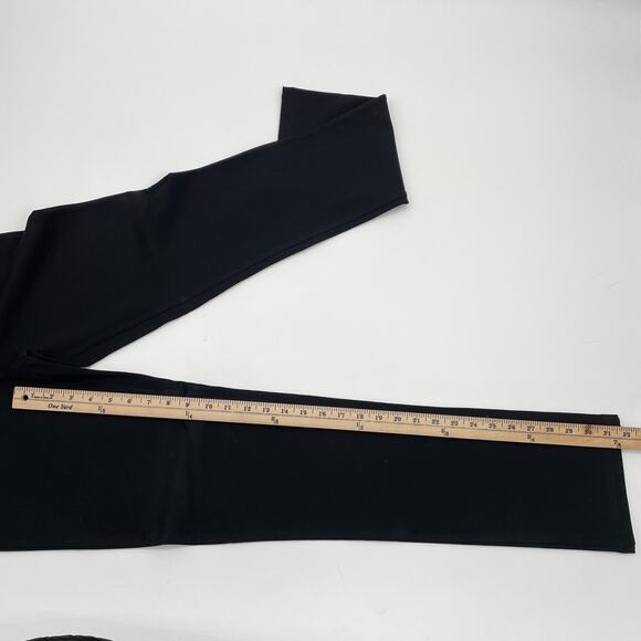 BETABRAND Womens Ponte Pant Size M Black Classic Straight Leg Mid Rise Stretch - Picture 7 of 7